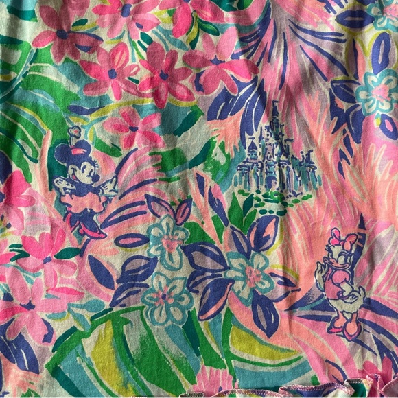 NWT Lilly Pulitzer Disney Parks Minnie Mouse and Daisy Duck V Neck Lorina Dress - Picture 6 of 6